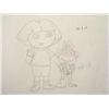 Image 3 : 3 Dora The Explorer & Boots Orig Animation Art Drawings