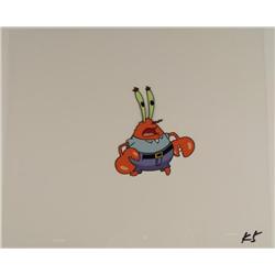 Mr. Krabs Gasping Cel SpongeBob Original Animation Art