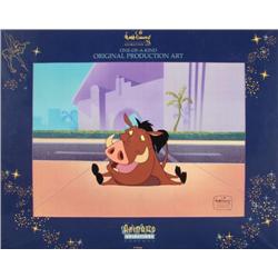 Lion King Timon & Pumbaa Funny Production Cel Art