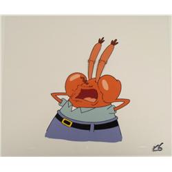 Game Over Mr Krabs Original Animation Cel Art SpongeBob