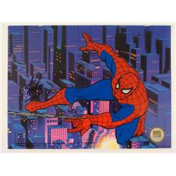 Spider-Man Deluxe Stan Lee Signed Sericel Spiderman