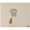 Smiling Squidward Original Animation SpongeBob Art Cel