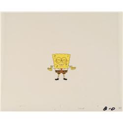 SpongeBob Funny Pose Original Animation Art Cel