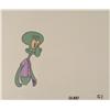 Pleased Squidward Original Animation SpongeBob Art Cel