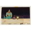 SpongeBob Wrestle King Neptune Krabs Orig Animation Cel