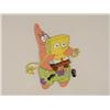 Image 2 : Spongebob Cel Shriveled Up Art Production Original