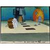 Image 1 : Blown Off Door Cel Orig Background Spongebob Animation