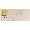 Image 1 : SpongeBob Laughing Original Animation Art Cel & Drawing