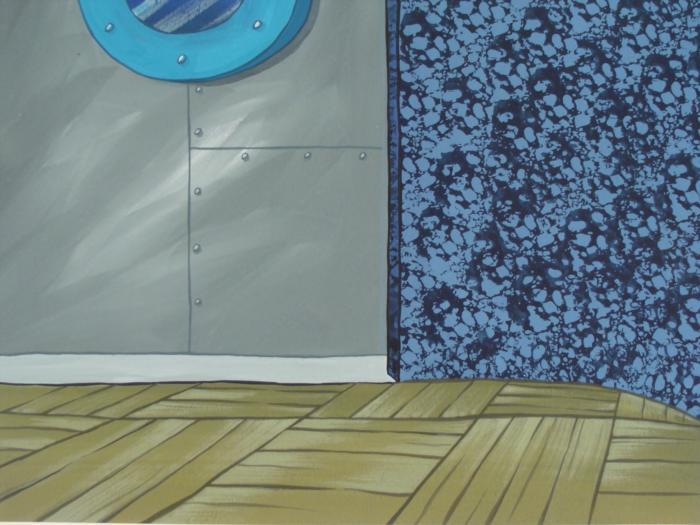 Squidward Library 2 SpongeBob Orig Animation Backgrounds Squidwards Room