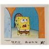 Image 1 : SpongeBob Closeup Orig Animation Art Cel + Background