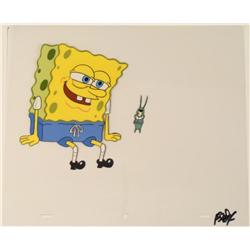 Plankton Grin Original Animation SpongeBob Art Cel
