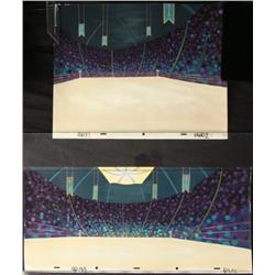 2 Backgrounds Animation SpongeBob Throw Down Original