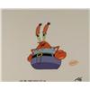 Image 1 : Satisfied Mr. Krabs Original Animation Cel SpongeBob