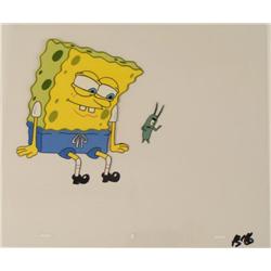 Plankton Pointing Original Animation SpongeBob Art Cel