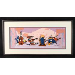 Looney Tunes Chuck Jones Signed Animation Cel Quintet