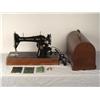 Image 1 : Singer Vintage German Sewing Machine, Case -1908