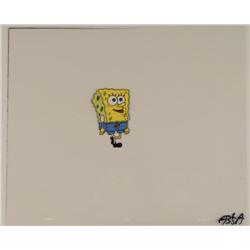 SpongeBob Walking Original Animation Production Art Cel