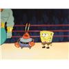 Image 2 : SpongeBob Wrestle King Neptune Krabs Orig Animation Cel