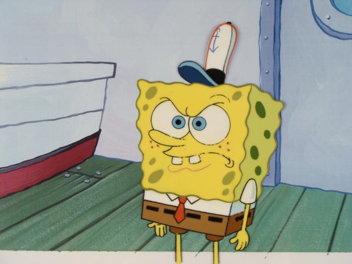 Spongebob Mad Face