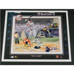 Derek Jeter + McKimson Signed Cel AINT I A STINKA?