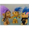 Image 2 : (4) Punk Rock Trolls 5 In. Troll Dolls w/ Guitar -Russ