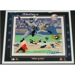 AP Special Derek Jeter Signed LE Cel WHATS UP DOC?
