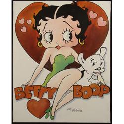 Betty Boop Original Pop Art Painting by Joe Abbate