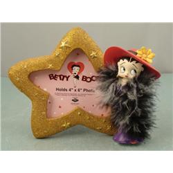 Betty Boop Figurine Star Photo Picture Frame