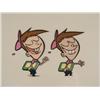 Image 3 : 3 Sequential Fairly Odd Parents Cels Animation Original