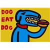 Witty and Wild DOG EAT DOG YELLOW MARCO Pop Art Print