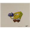 Image 1 : Man on a Mission Spongebob Original Production Art Cel