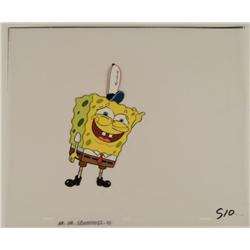 Spongebob Hold onto Something Original Cel Animation