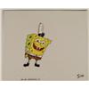 Image 1 : Spongebob Hold onto Something Original Cel Animation