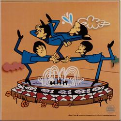 Beatles Cartoon Ltd Ed Sericel Animation Cel Fountain