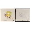 SpongeBob On The Phone Orig Animation Art Cel + Drawing