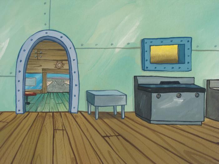 Original Background Krusty Krab Kitchen