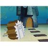 Image 2 : Blown Off Door Cel Orig Background Spongebob Animation