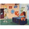 Image 3 : Squidward Mr Krabs Office SpongeBob Orig Animation Cel