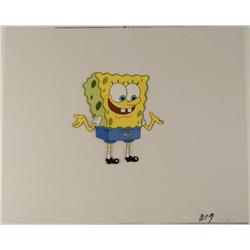 SpongeBob LARGE Original Animation Art Production Cel