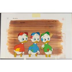Orig Production Disney Huey Dewey Louie DUCKTALES Cel