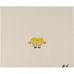 SpongeBob Puffing Up Original Animation Art Cel