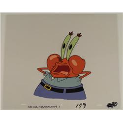 Shrieking Mr. Krabs Cel SpongeBob Original Animation