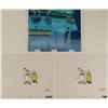 2 Sequential Cels Background Orig Animation Spongebob