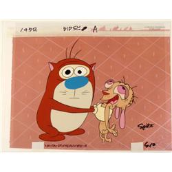 Original Production Cel Didnt Do It Ren and Stimpy
