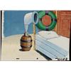 Production Art Tube Clock Original Background Spongebob