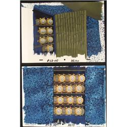 2 SpongeBob Squidward Clocks Orig Animation Backgrounds