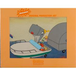 SPONGEBOB Mr Krabs Driving Original Production Art Cel