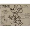 Image 4 : Original Disney 1939 Art Model Sheet Mickey Tailor Rare