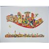 Obican MAGIC CARPET Colorful Whimsical Folklore Art