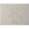 Image 3 : 2 Dora The Explorer Orig Animation Drawings Backpack